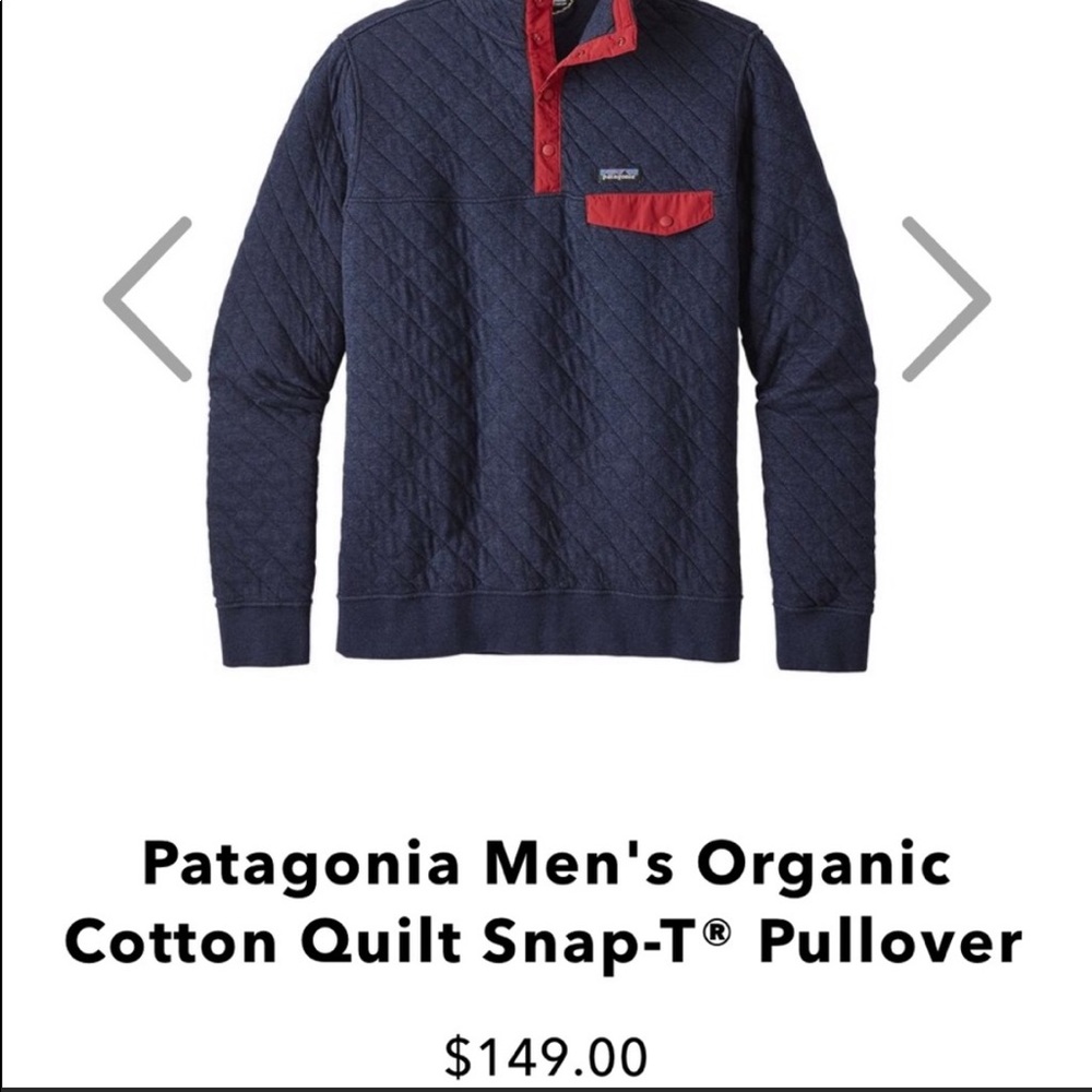 Patagonia organic cotton snap t jacket